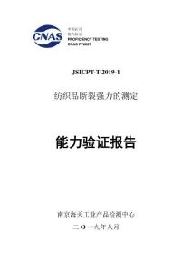 2019能力驗證報告-斷裂強(qiáng)力