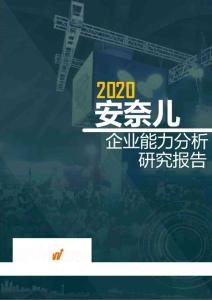 2020安奈兒企業能力分析研究報告
