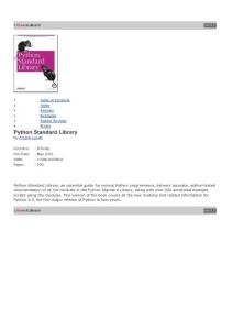 Python Standard Library
