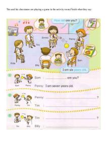 小學英語二年級常用問答句練習題