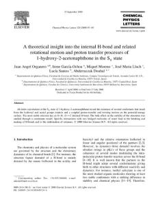 A theoretical insight into the internal H-bond and related rotational motion and proton transfer processes of 1-hydroxy-2-acetonaphthone in the S0 state