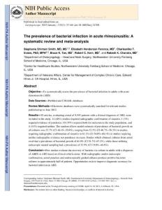 Smith-2015-The prevalence of bacterial infecti