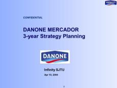 DANONE MERCADOR 3-year Strategy Planning