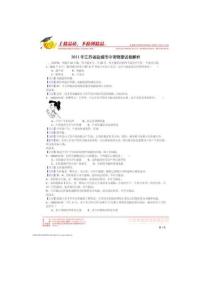 2011年中考物理試題解析