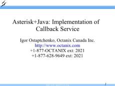 用Java实现Asterisk的回调服务