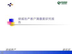 地产公司客户满意度研究报告
