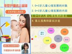 家庭育婴培训---第11次课：0~3岁儿童心理发展与潜能开发（1）