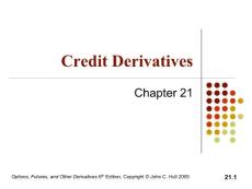 期權期貨及其他衍生品第七版（英文原版）CH21HullOFOD6thEd