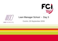 Lean Manager School - Day 3 - Hoshin