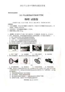 2021年云南中考物理试题附答案