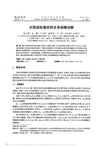 大型齒輪箱回轉(zhuǎn)支承故障診斷