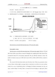 2009届各地英语模拟试题作文精选精练4