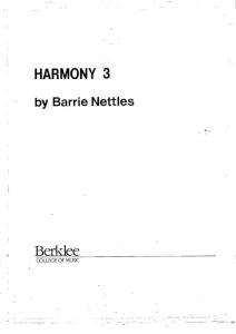 Berklee College of Music - Harmony 3
