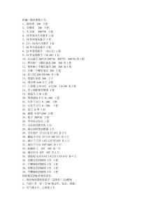 港口機械隊機務管理需要購買物資計劃