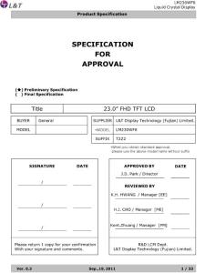 LM230WF8-T2Z2_LCM CAS_General_Ver0.3_110919