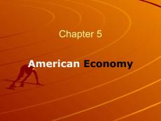 Unit 5--American Economy
