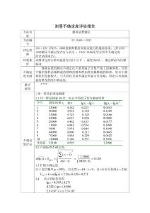 微生物测量不确定度评估报告