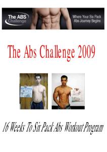 16周打造六块腹肌 The Abs Challenge 2009 英文版