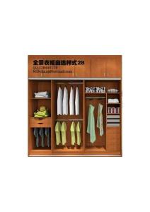 衣柜内部结构式样图