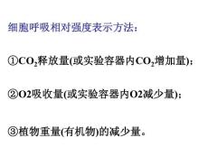 呼吸作用高一