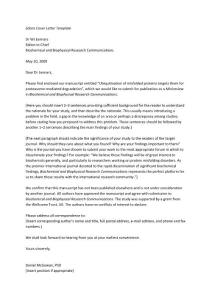 Edanz Cover Letter Template