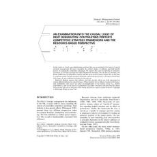 An_examination_into_the_causal_logic_of_rent_generation_contrasting_Porter´s_competitive_strategy