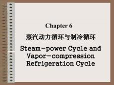 Chapter 6 蒸汽动力循环