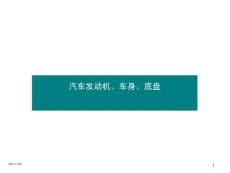 汽车发动机、车身、底盘构造