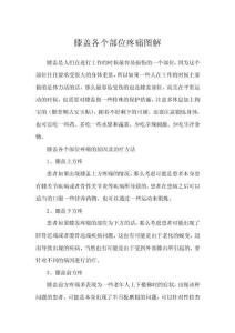 膝盖各个部位疼痛图解