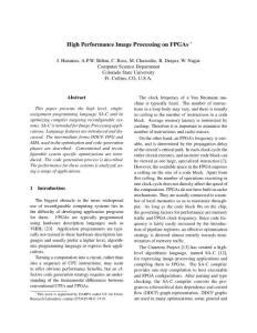 Real-time Image Processing based on FPGA