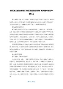偏头痛主要临床特点 偏头痛的鉴别诊断 偏头痛严重会导致什么