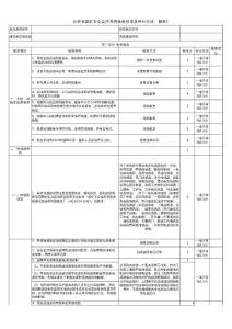 云南省煤礦六大系統(tǒng)驗收評分表