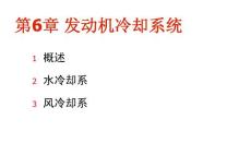汽車中發動機冷卻系統結構工作原理