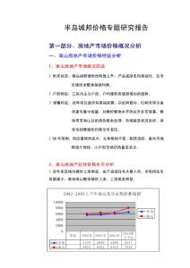 半岛城邦项目定价报告