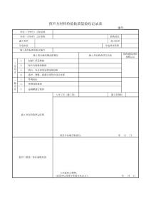 桥梁表格-梁板-预应力材料检验批质量验收记录表