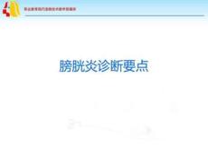 膀胱炎诊断要点PPT