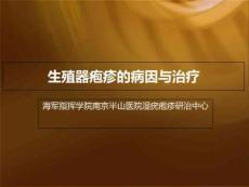 生殖器疱疹的病因与治疗PPT