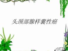 头颈部腺样囊性癌ppt课件