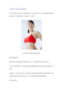 女性养成4个健康习惯远离乳腺癌
