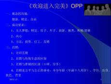 OPP。NDO。銷售與服務(wù)。新人起步。如何設(shè)定目標(biāo)。如何舉辦家庭聚會(huì)等