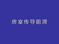 房室传导阻滞