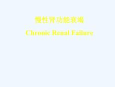 慢性肾功能衰竭 课件