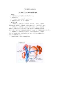 门静脉高压症分流术