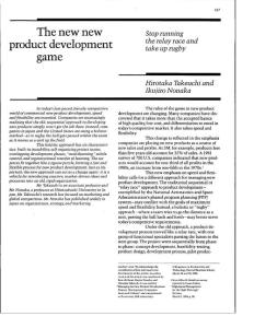 32_The new product development game