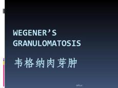 《韦格纳肉芽肿》
