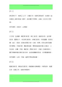 哮喘秘方