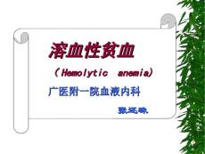 本科 溶血性贫血