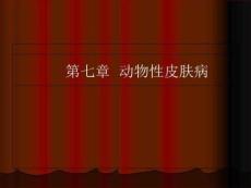 教学课件：第七章动物性皮肤病