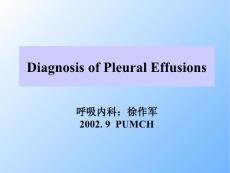 胸腔积液巡诊