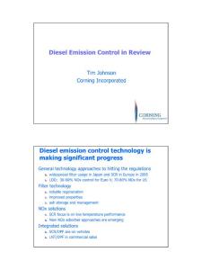 Diesel Emission Control in Review